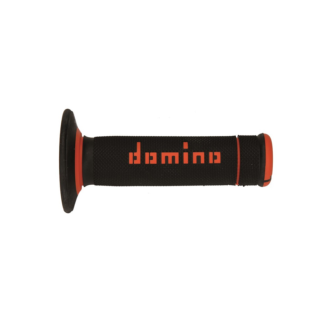 Puños Domino Off Road X-Treme Negro - Naranja Cerrados D 22 mm L 118 mm