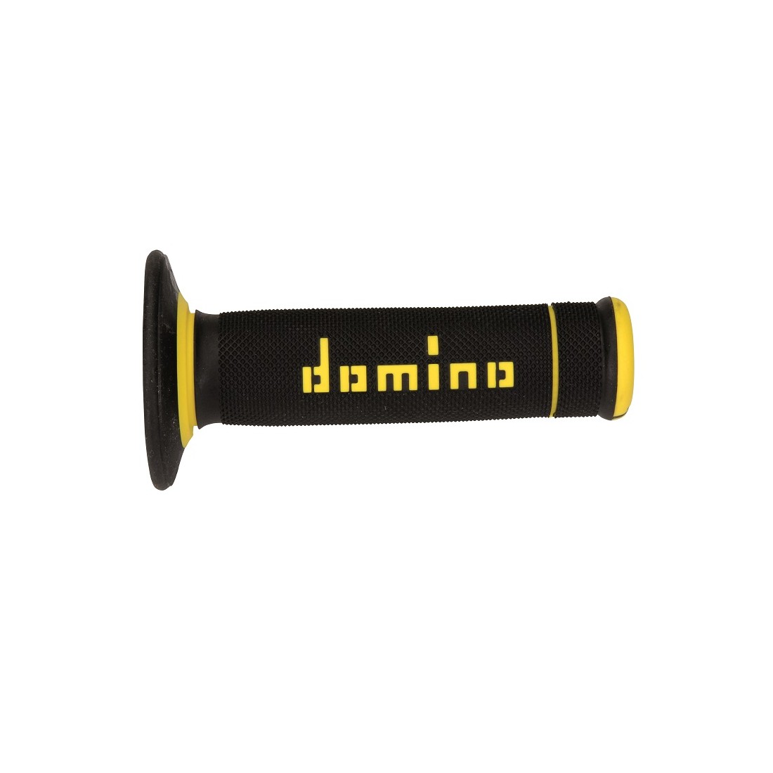 Puños Domino Off Road X-Treme Negro - Amarillo Cerrados D 22 mm L 118 mm