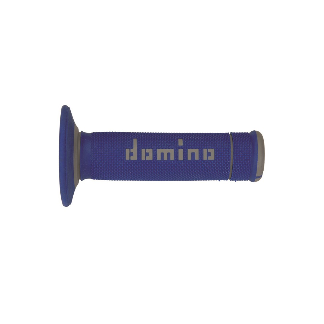 Puños Domino Off Road X-Treme Azul - Gris Cerrados D 22 mm L 118 mm