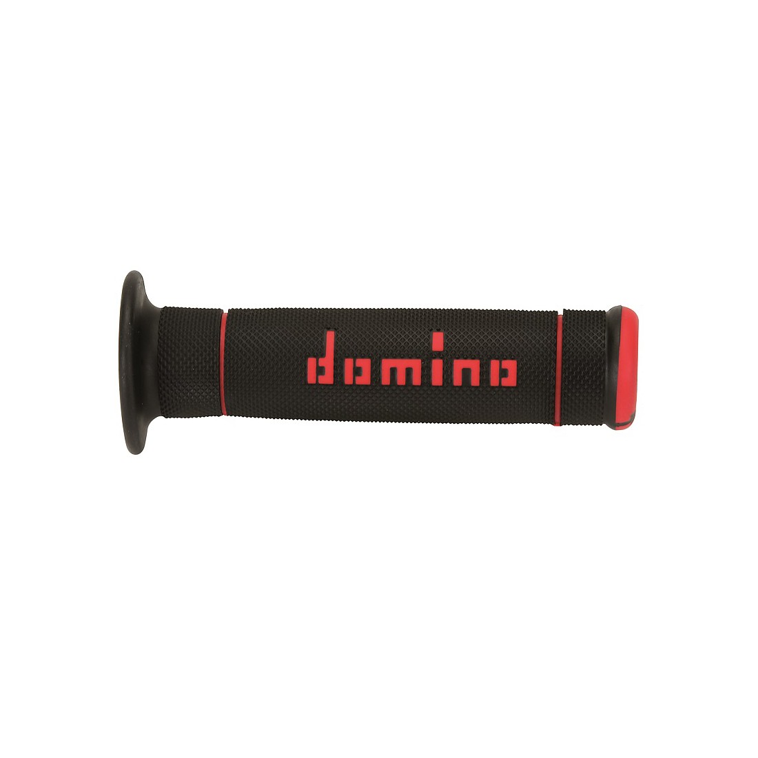 Puños Domino Trial Negro - Rojo Cerrados D 22 mm L 125 mm