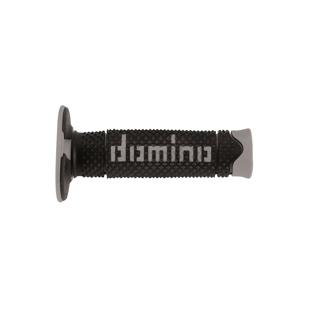 Puños Domino DSH Off Road Negro - Gris Cerrados D 22 mm L 120 mm