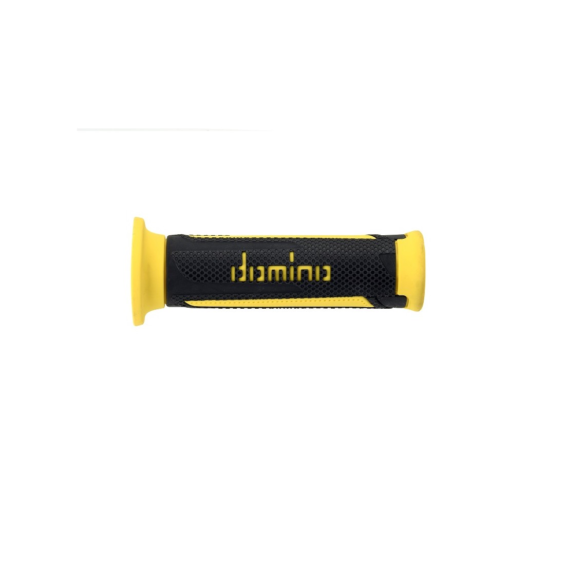 Puños Domino Turismo Antracita-Amarillo Abiertos D 22 mm L 120 mm