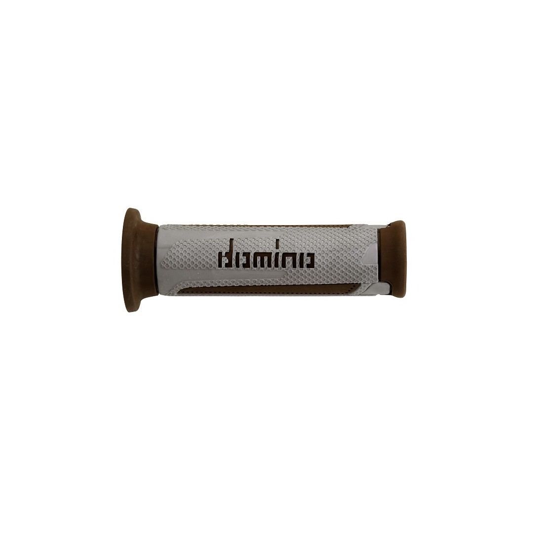 Puños Domino Turismo Plata-Marrón Abiertos D 22 mm L 120 mm