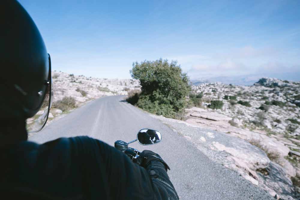 curvas en moto